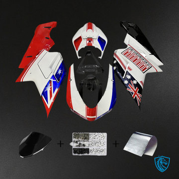 Ducati 1098 1198 848 (2007-2011) Fairing Kit - Aerox & Alpha Romeo - ABS Bodywork