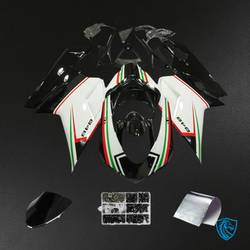 Ducati 1098 1198 848 (2007-2011) Fairing Kit - Black & Tri-Color - ABS Bodywork