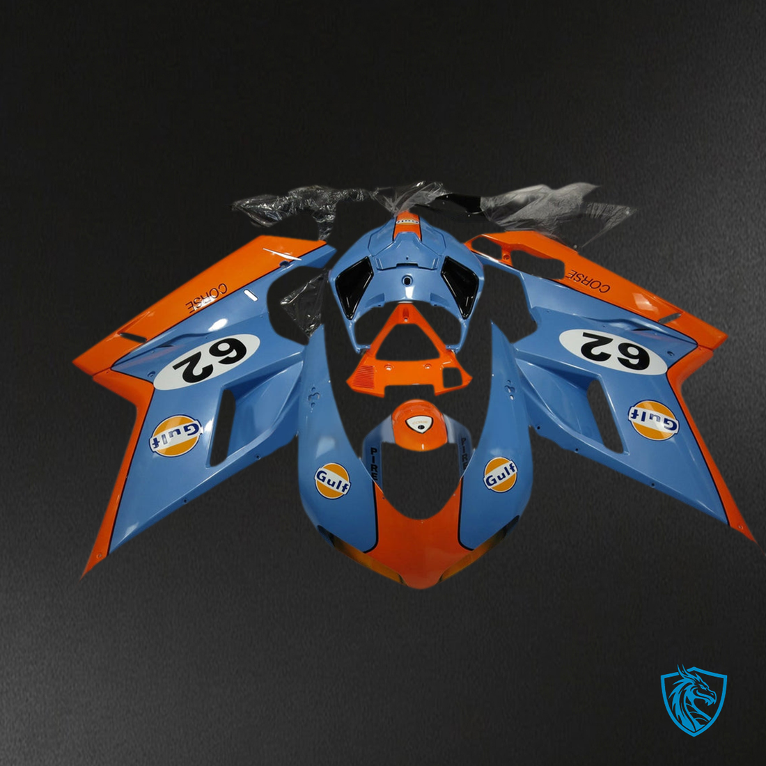 Ducati 1098 1198 848 (2007-2011) Fairing Kit - Matte Gulf - ABS Bodywork