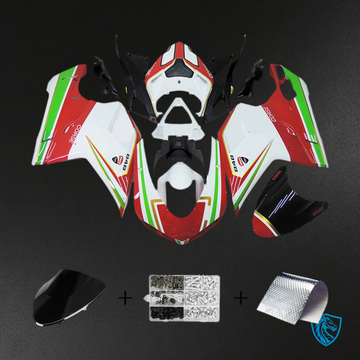 Ducati 1098 1198 848 (2007-2011) Fairing Kit - Red, Green, White & Black - ABS Bodywork