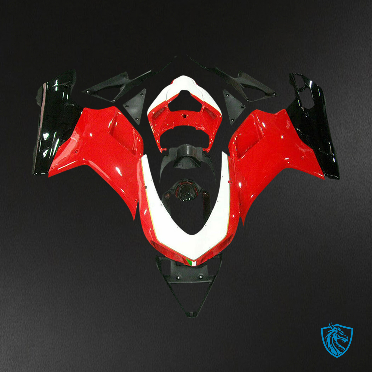 Ducati 1098 848 1198 All Models - Red - Fairing Kit