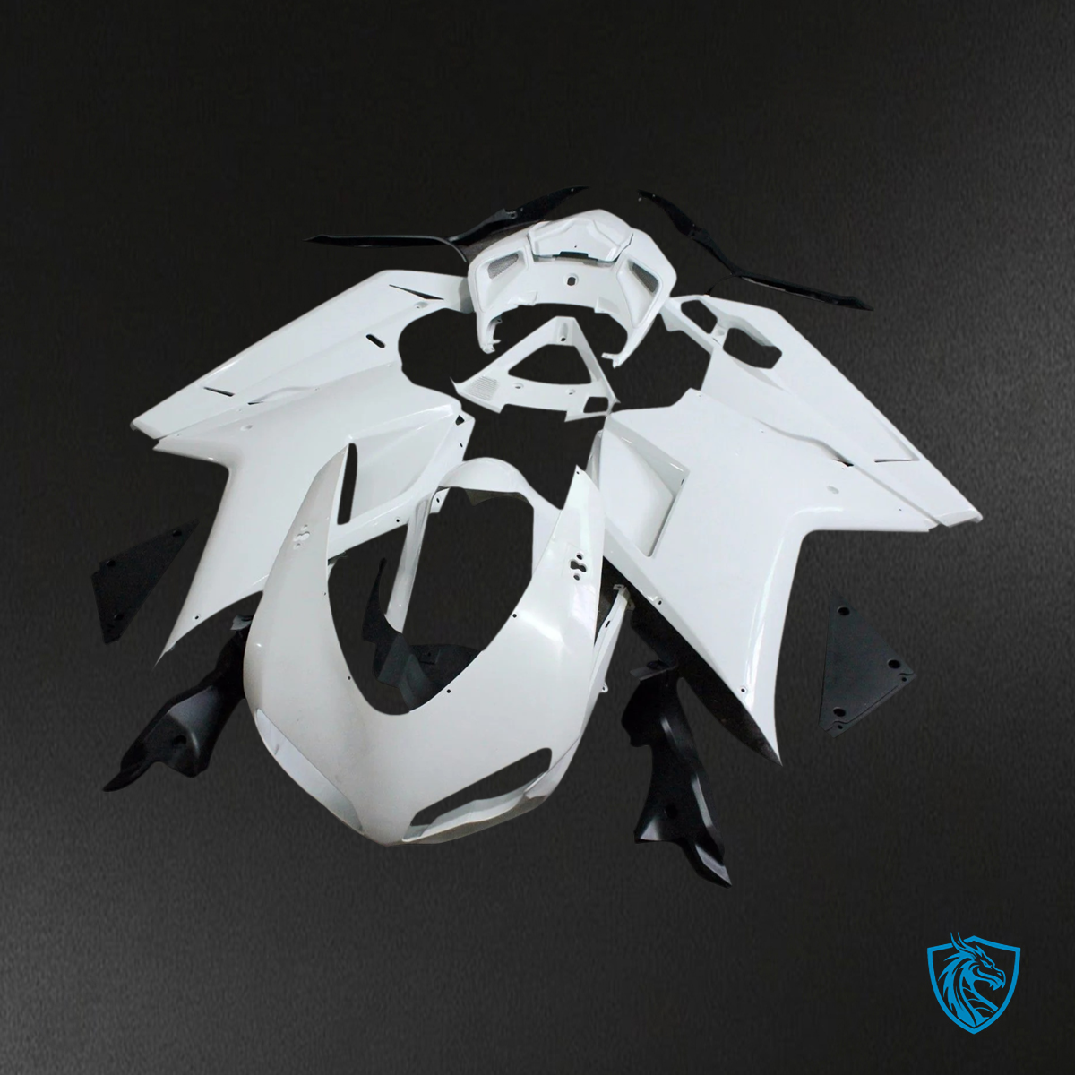 Ducati 1098 1198 Injection Molded - Unpainted - Fairing Kit