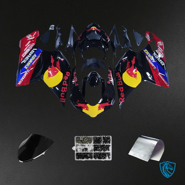 Ducati 1098 1198 848 (2007-2011) - Fairing Kit - Gloss Black Bull - ABS Bodywork