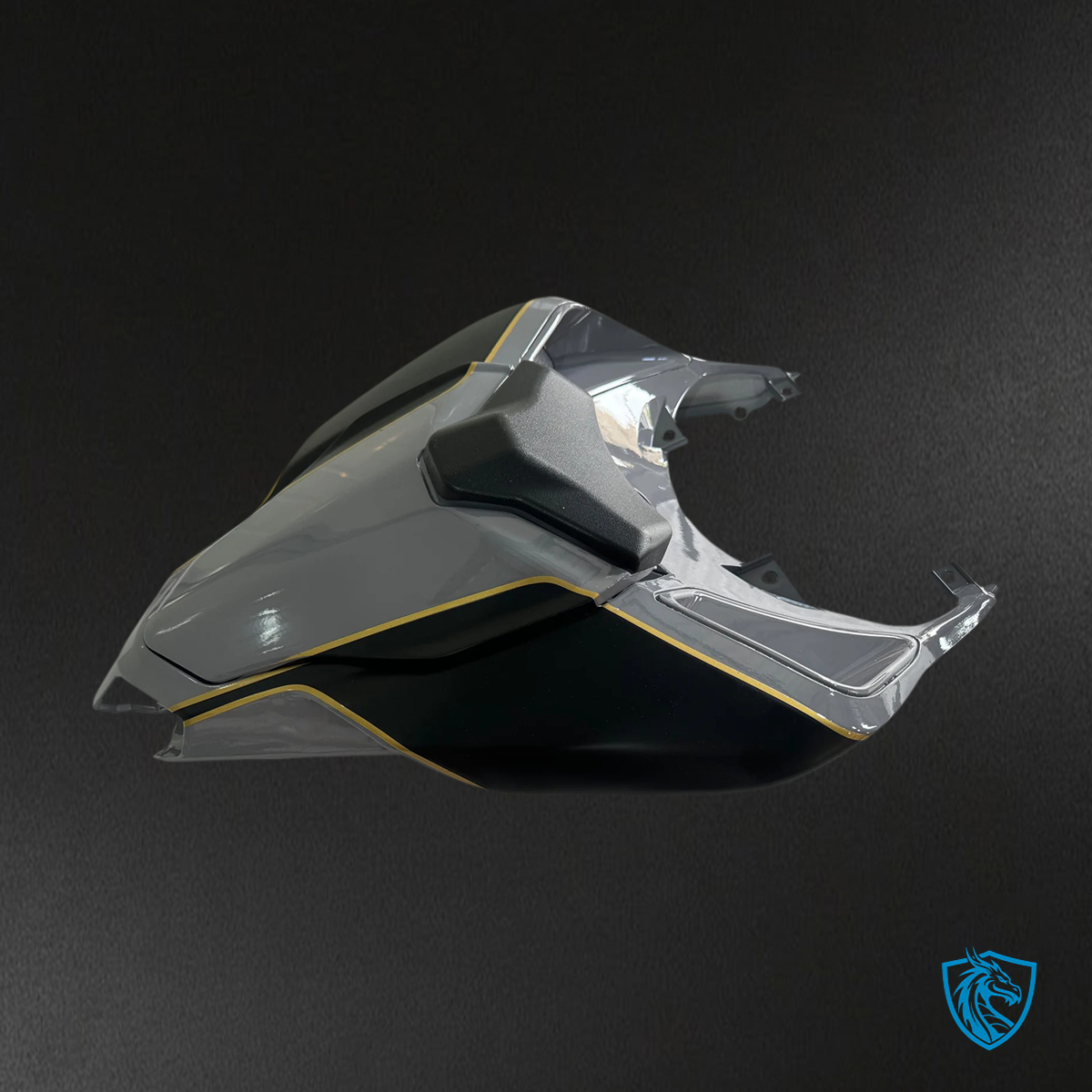 Ducati 1098 1198 848 (2007–2011) - Fairing Kit - Glossy Grey & Black - ABS Bodywork