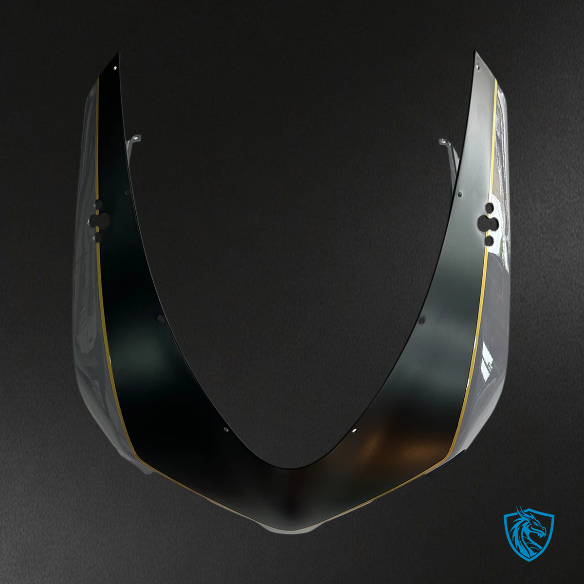 Ducati 1098 1198 848 (2007–2011) - Fairing Kit - Glossy Grey & Black - ABS Bodywork