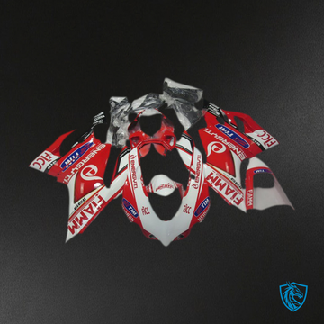 Ducati 1199 (2011-2014) Red & White Fiamm - MERGEment Motorcycle Fairings Kit