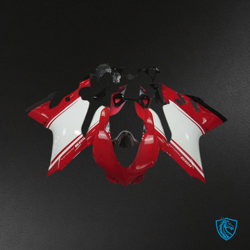 Ducati 1199 (2011-2014) Red & White OEM Style - MERGEment Motorcycle Fairings Kit