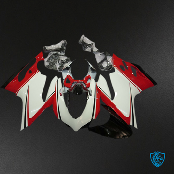 Ducati 1199 (2011-2014) Red & White Two-tone Motorcycle - Custom ABS Fairing Kit