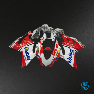 Ducati 1199 (2011-2014) Red & White UniBall - MERGEment Motorcycle Fairings Kit
