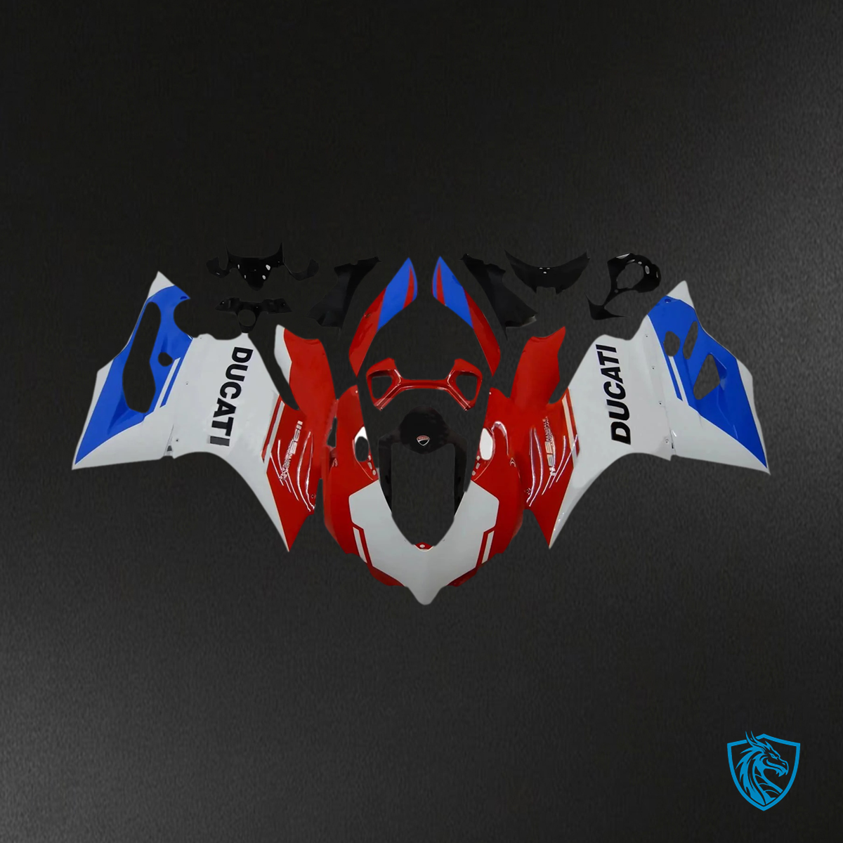 Ducati 1199 899 (2012-2015) Red & Blue - Fairing Kit
