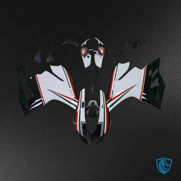 Ducati 1199 899 (2012-2015) - Black & White - Faring Kit