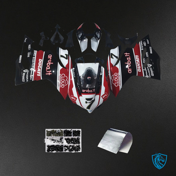 Ducati 1199 899 (2012-2015) Red & Black Logo - Fairing Kit