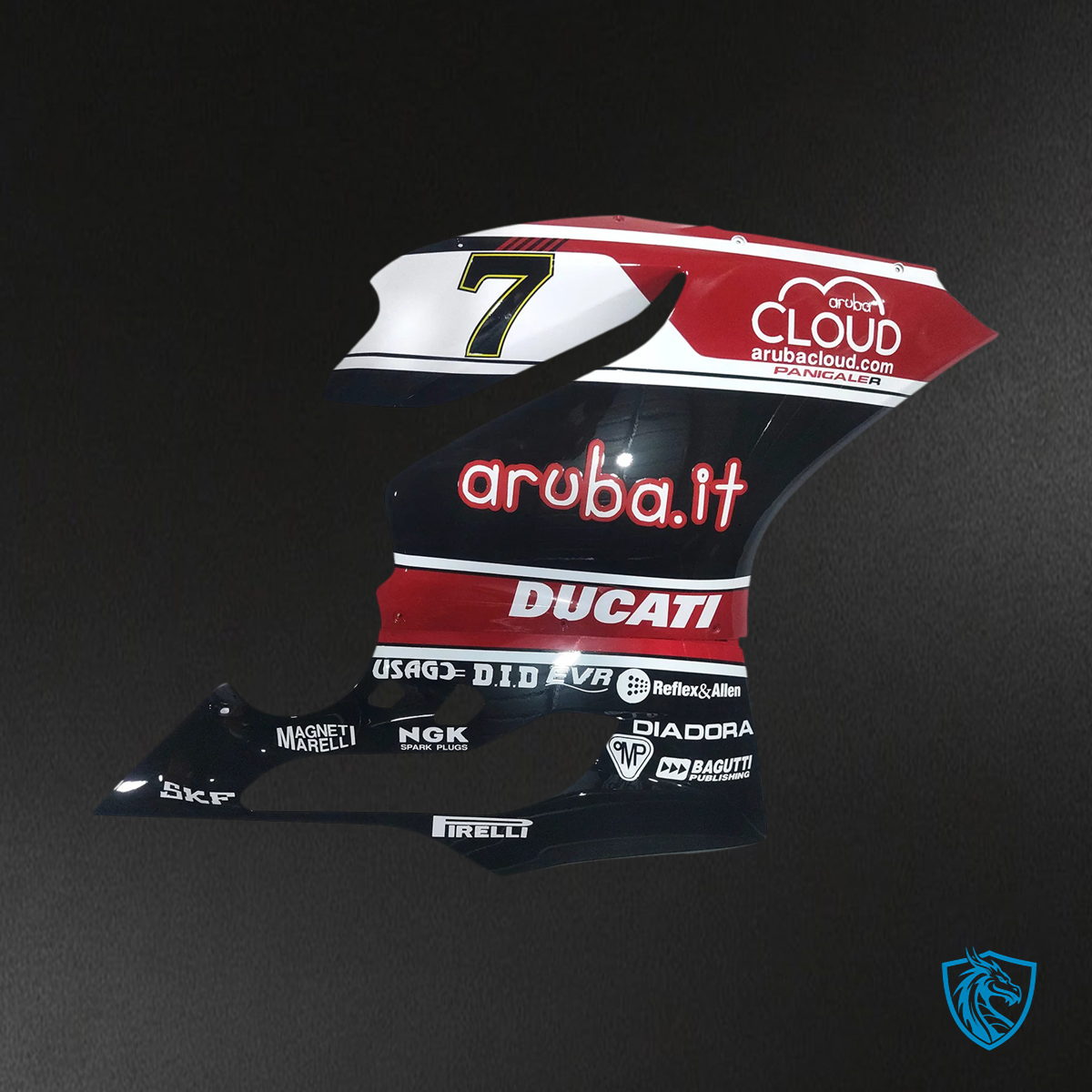 Ducati 1199 899 (2012-2015) Red & Black Logo - Fairing Kit