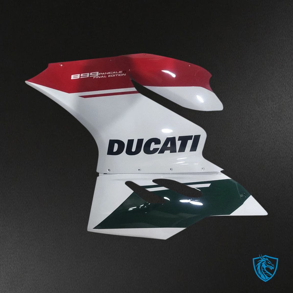 Ducati 1199 899 (2012-2015) White, Red & Green - Fairing Kit