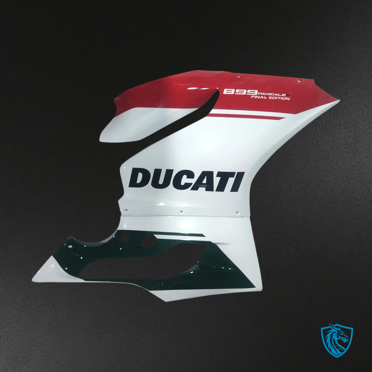Ducati 1199 899 (2012-2015) White, Red & Green - Fairing Kit