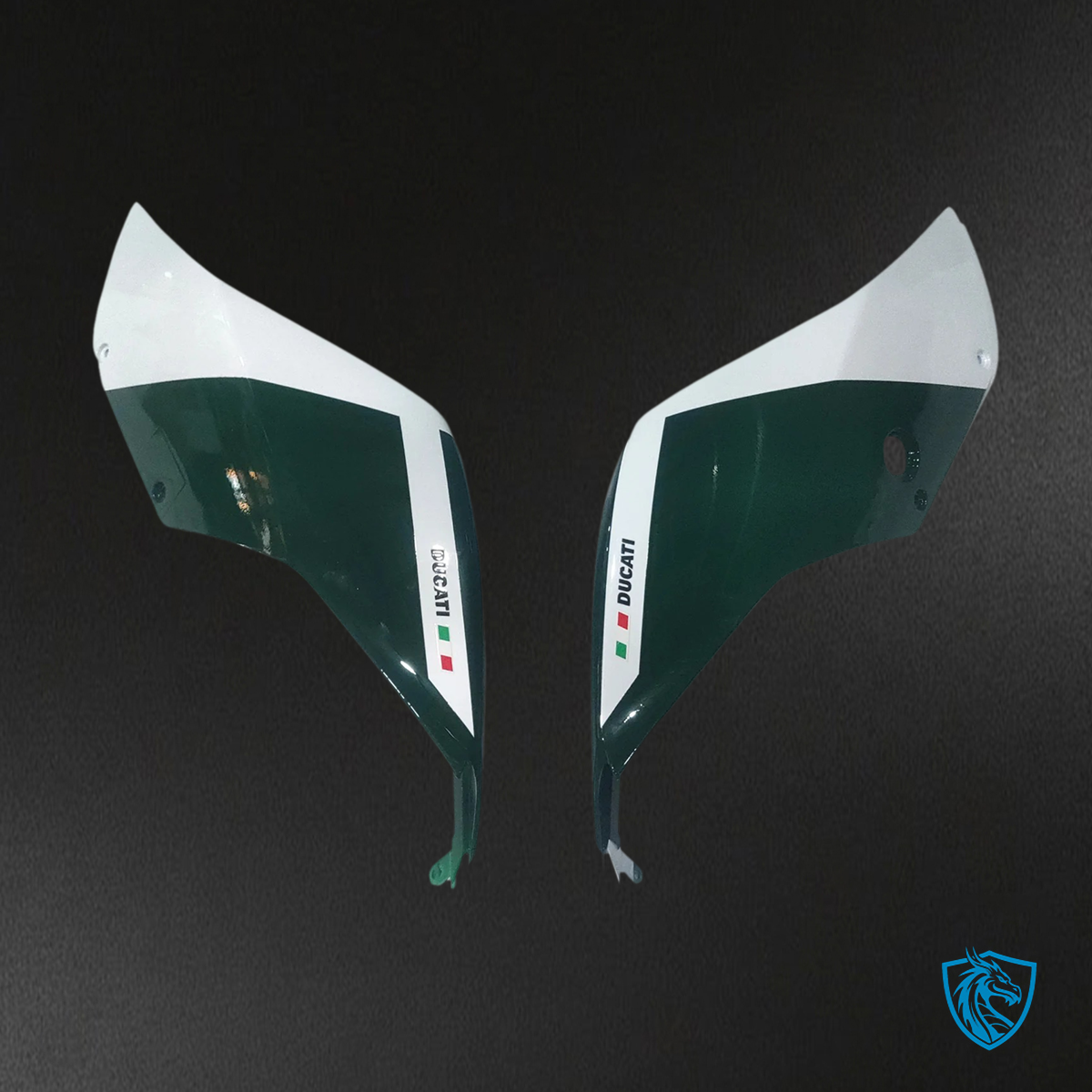 Ducati 1199 899 (2012-2015) White, Red & Green - Fairing Kit