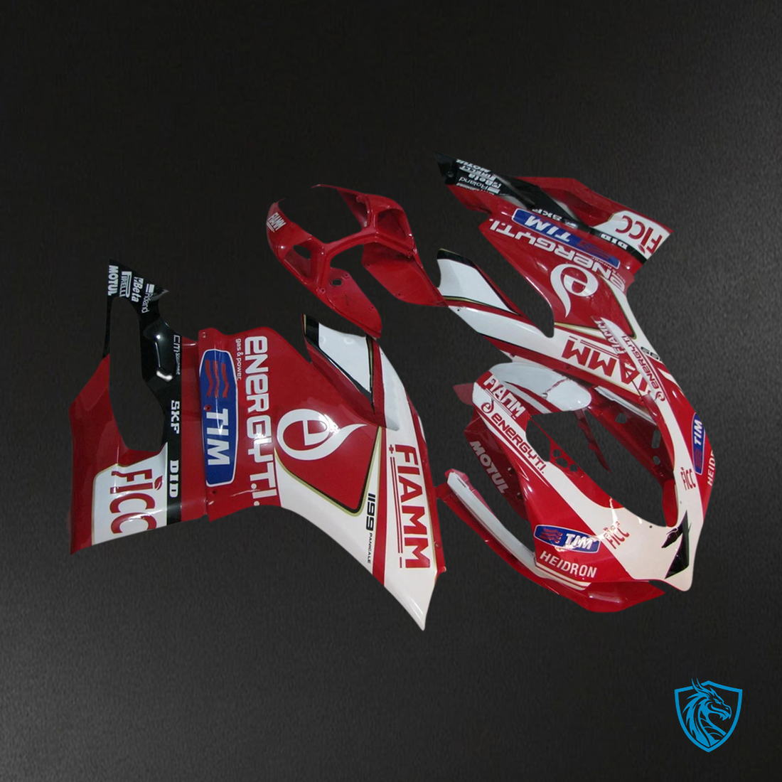 Ducati 1199 899 (2012-2015) Red & White - Fairing Kit