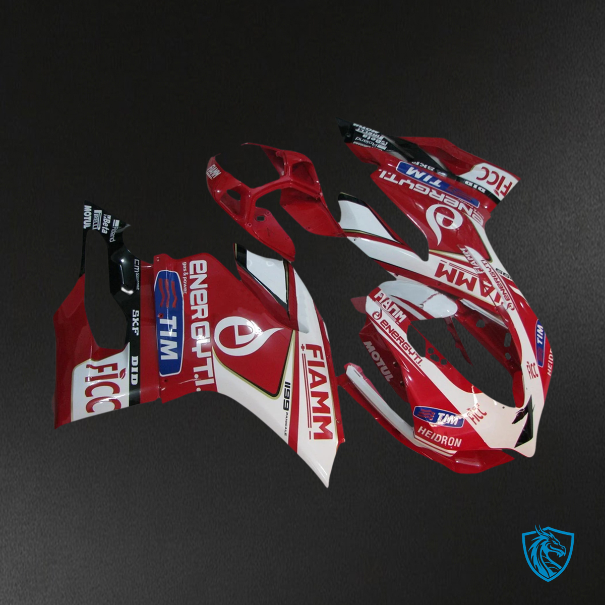 Ducati 1199 899 (2012-2015) Red & White - Fairing Kit