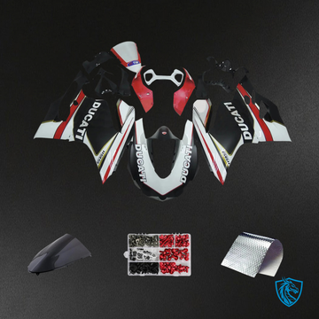 Ducati 1199 899 (2012-2015) White & Red - Fairing Kit