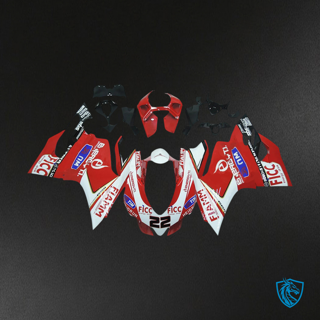 Ducati 1199 899 (2012-2015) Red & White - Fairing Kit