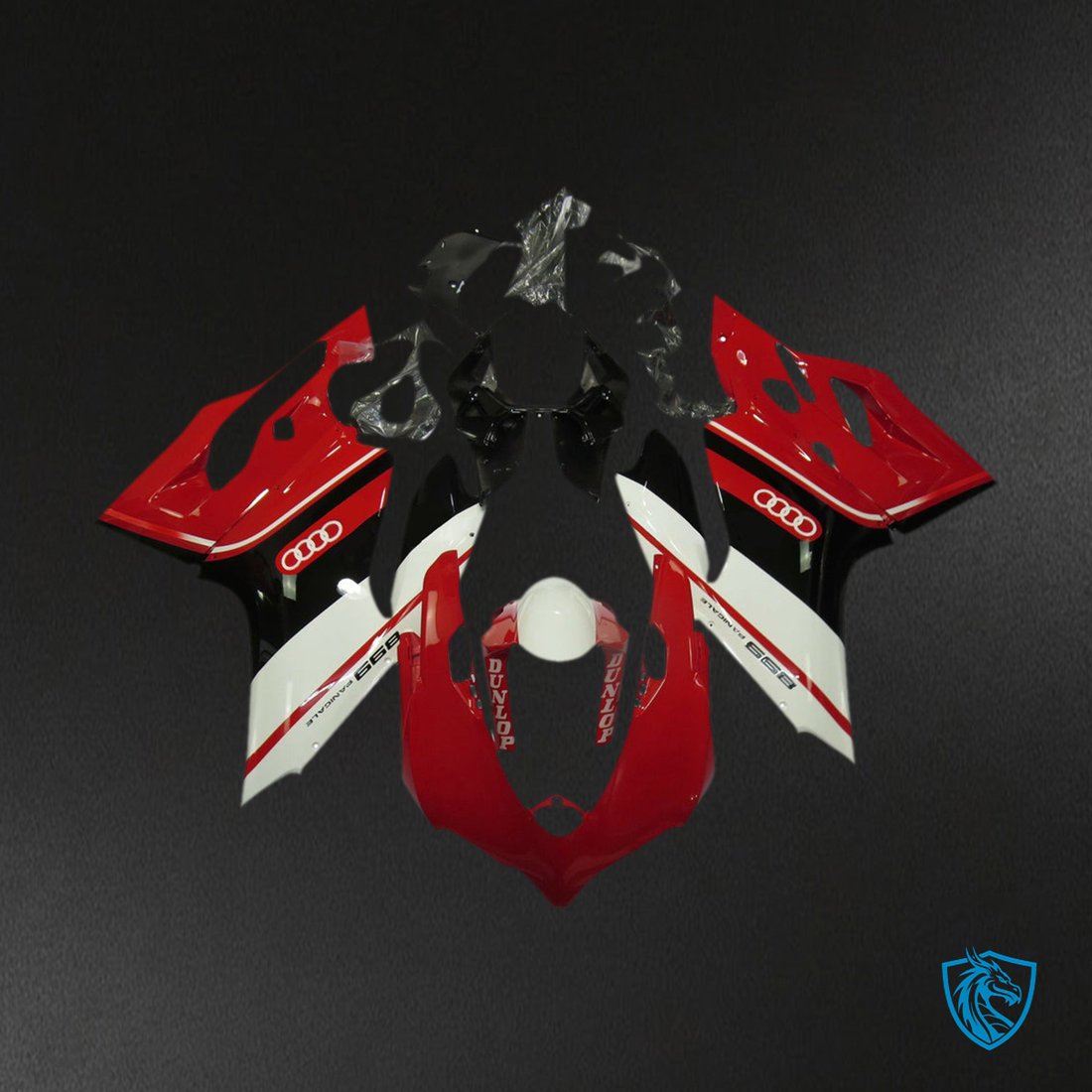 Ducati 1199 (2012-2015) Fairing Kit - Red, White and Black - ABS Bodywork
