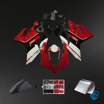 Ducati 1199 (2012-2015) Fairing Kit - Red, White and Black - ABS Bodywork