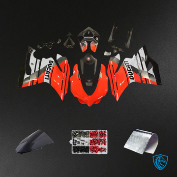Ducati 1199 899 (2012-2015) - Black, Gray & Red - Fairing Kit