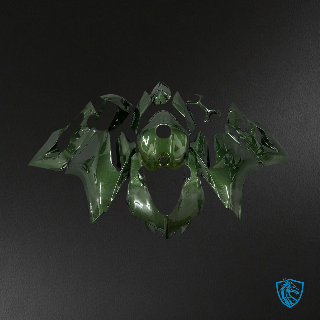 Ducati 1199 899 (2012-2015) Dark Green - Fairing Kit
