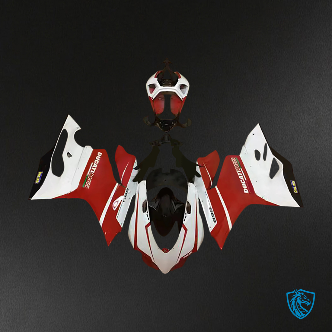 Ducati 1199 899 (2012-2015) Red, White & Black - Fairing Kit