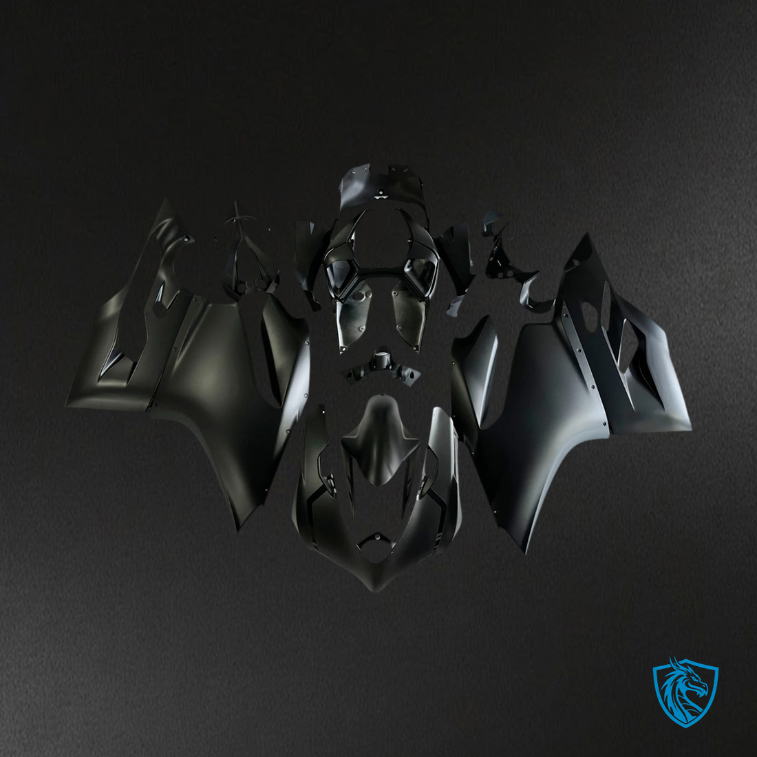 Ducati 1199 899 (2012-2015) Matte Black - Fairing Kit