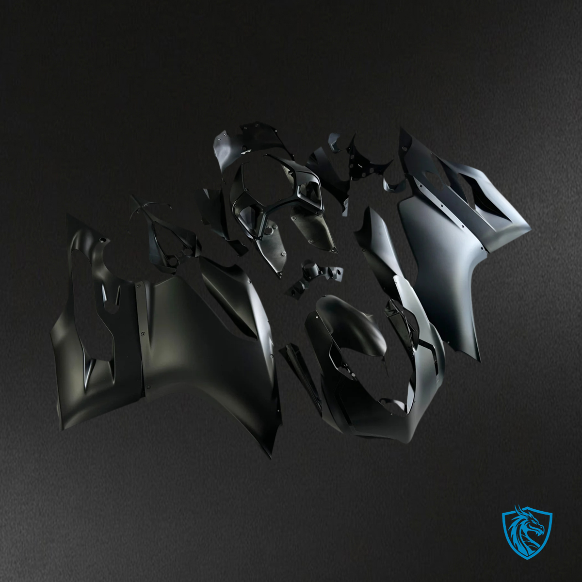 Ducati 1199 899 (2012-2015) Matte Black - Fairing Kit