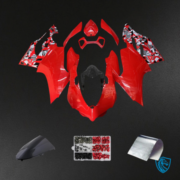 Ducati 1199 899 (2012-2015) Red & Gray - Fairing Kit