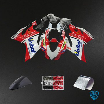 Ducati 1199 899 (2012-2015) White, Red & Blue - Fairing Kit