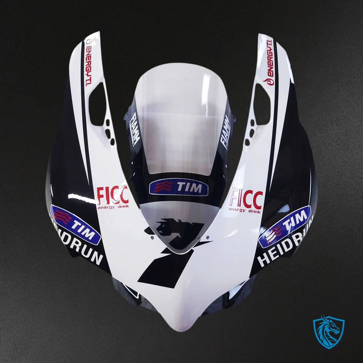 Ducati 1199 899 (2012–2015) White & Black - Fairing Kit
