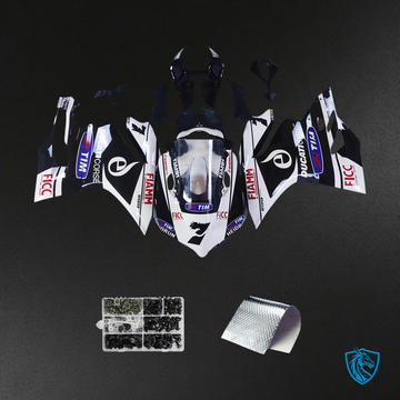Ducati 1199 899 (2012–2015) White & Black - Fairing Kit