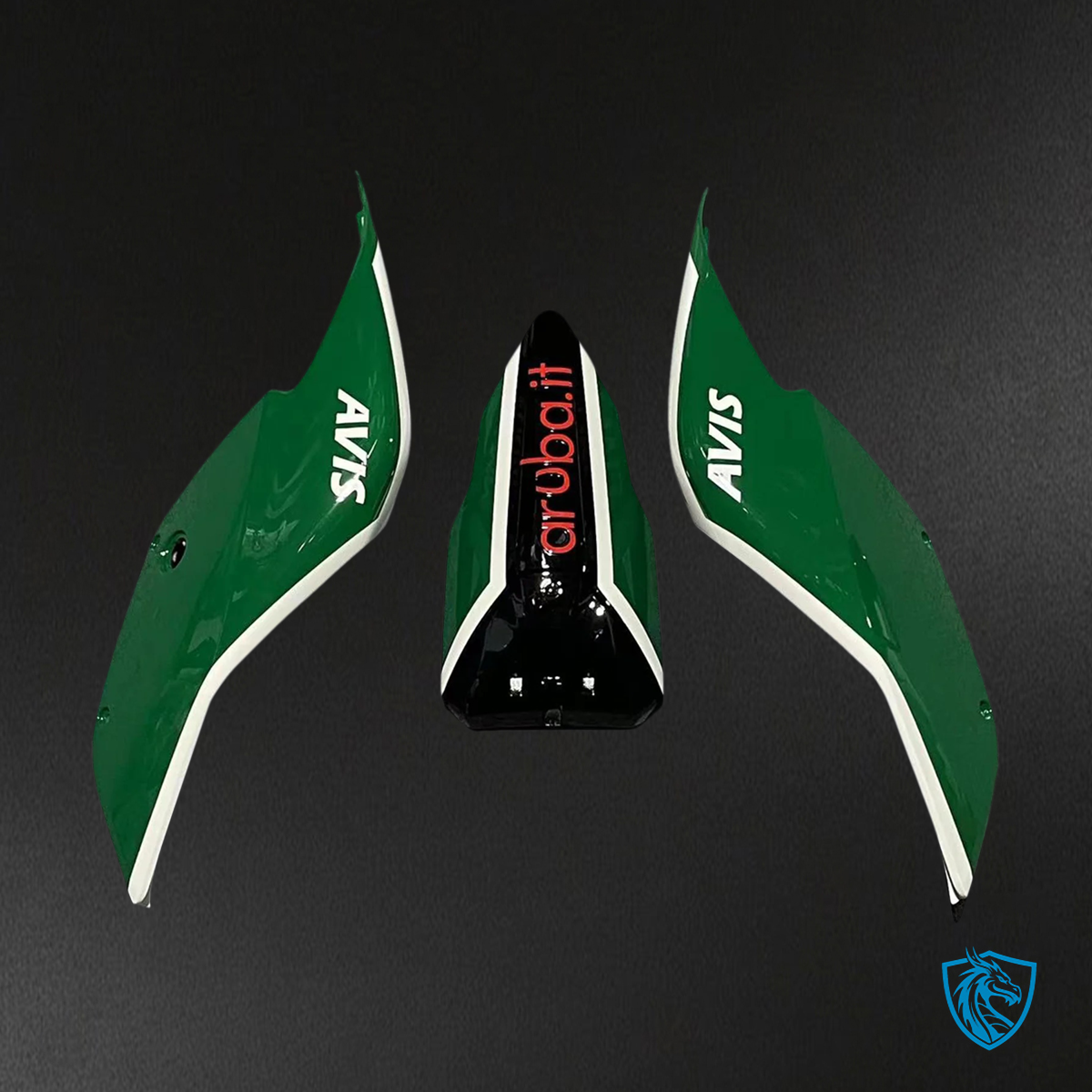 Ducati 1299 959 (2015-2020) Red & Green Style 2 - Fairing Kit