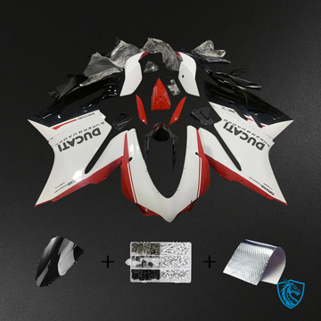 Ducati 1299 959 (2015-2020) Red and White Style 4 - Fairing Kit