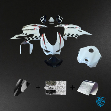 Ducati 1299 959 (2015–2020) Checkerboard White - Fairing Kit