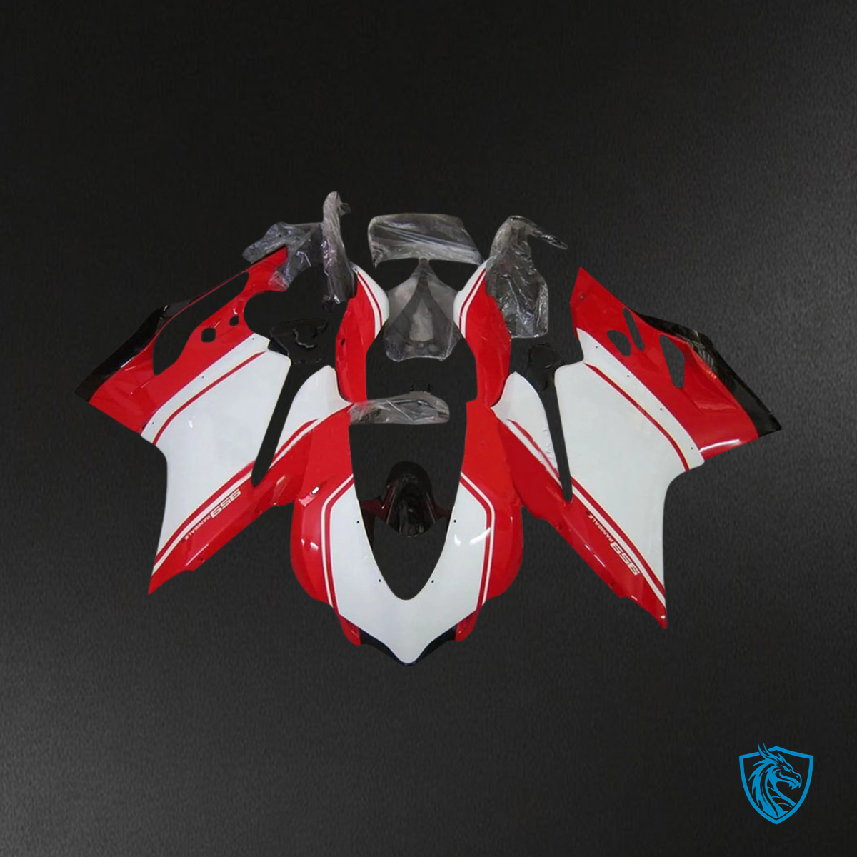Ducati 1299 959 (2015–2020) Red & White Style 3 - Fairing Kit
