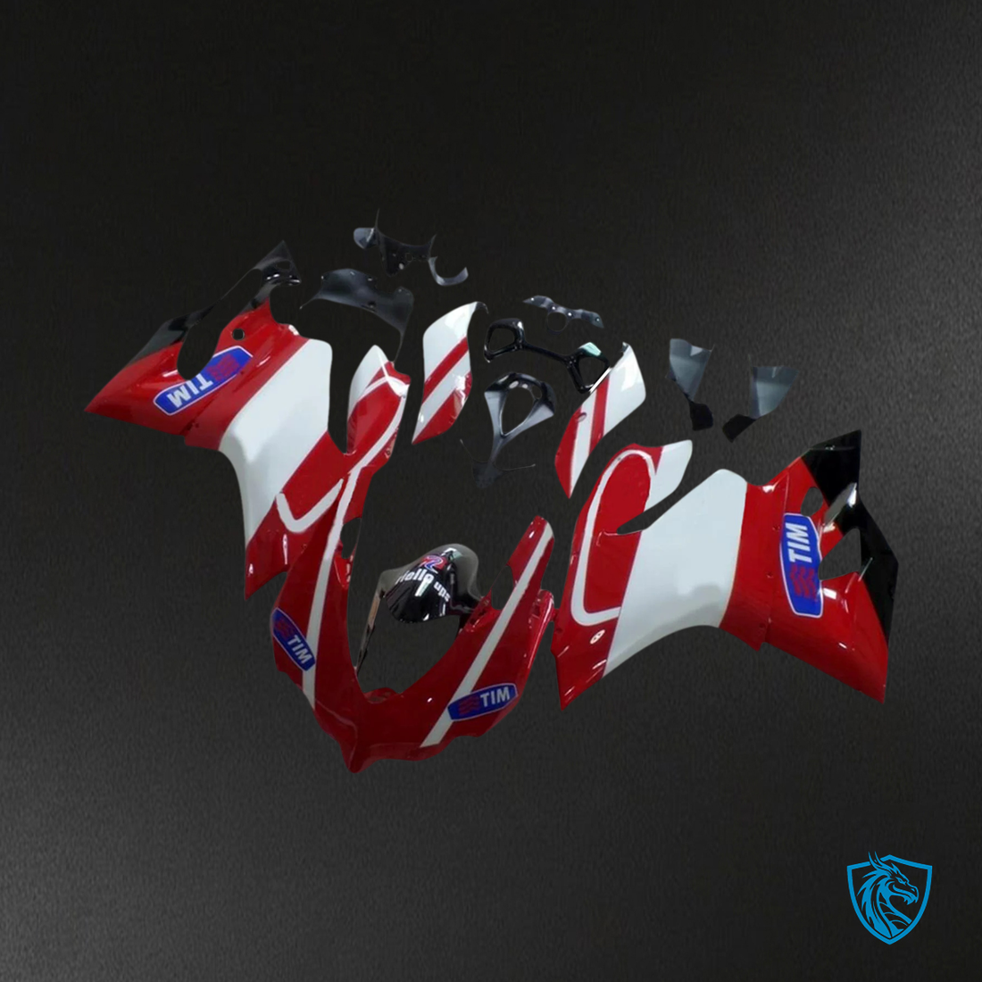 Ducati 1299 959 (2015–2020) Red & White Style 9 - Fairing Kit