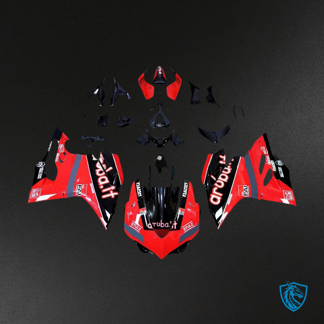 Ducati 1299 959 (2015–2020) Red Style 2 - Fairing Kit