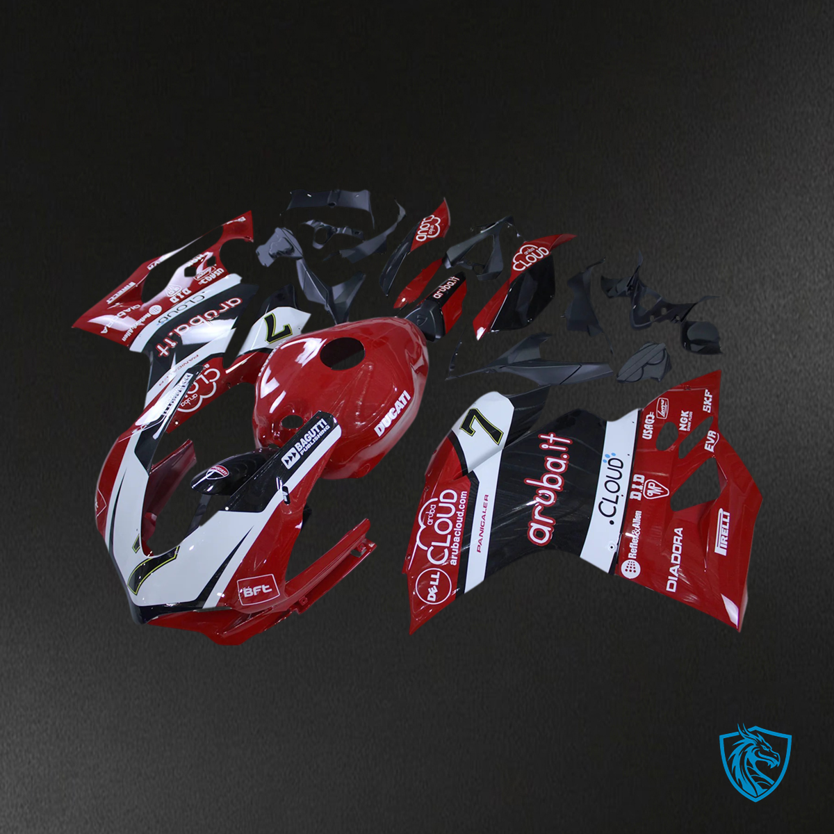 Ducati 1299 959 (2015–2020) Red Style 6 - Fairing Kit