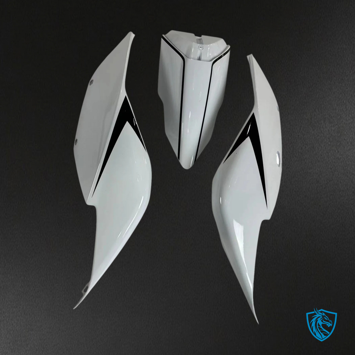 Ducati 1299 959 (2015–2020) White with Black - Fairing Kit
