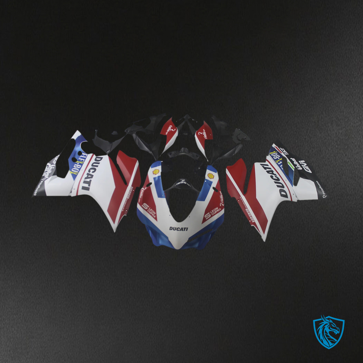 Ducati 1299 959 (2015–2020) Red & Blue - Fairing Kit