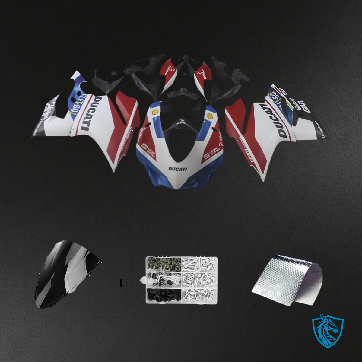 Ducati 1299 959 (2015–2020) Red & Blue - Fairing Kit