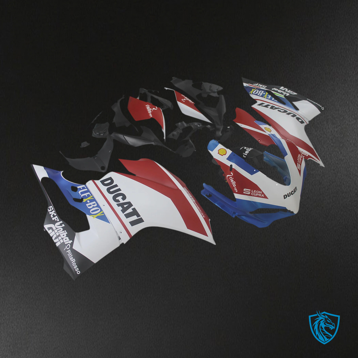 Ducati 1299 959 (2015–2020) Red & Blue - Fairing Kit