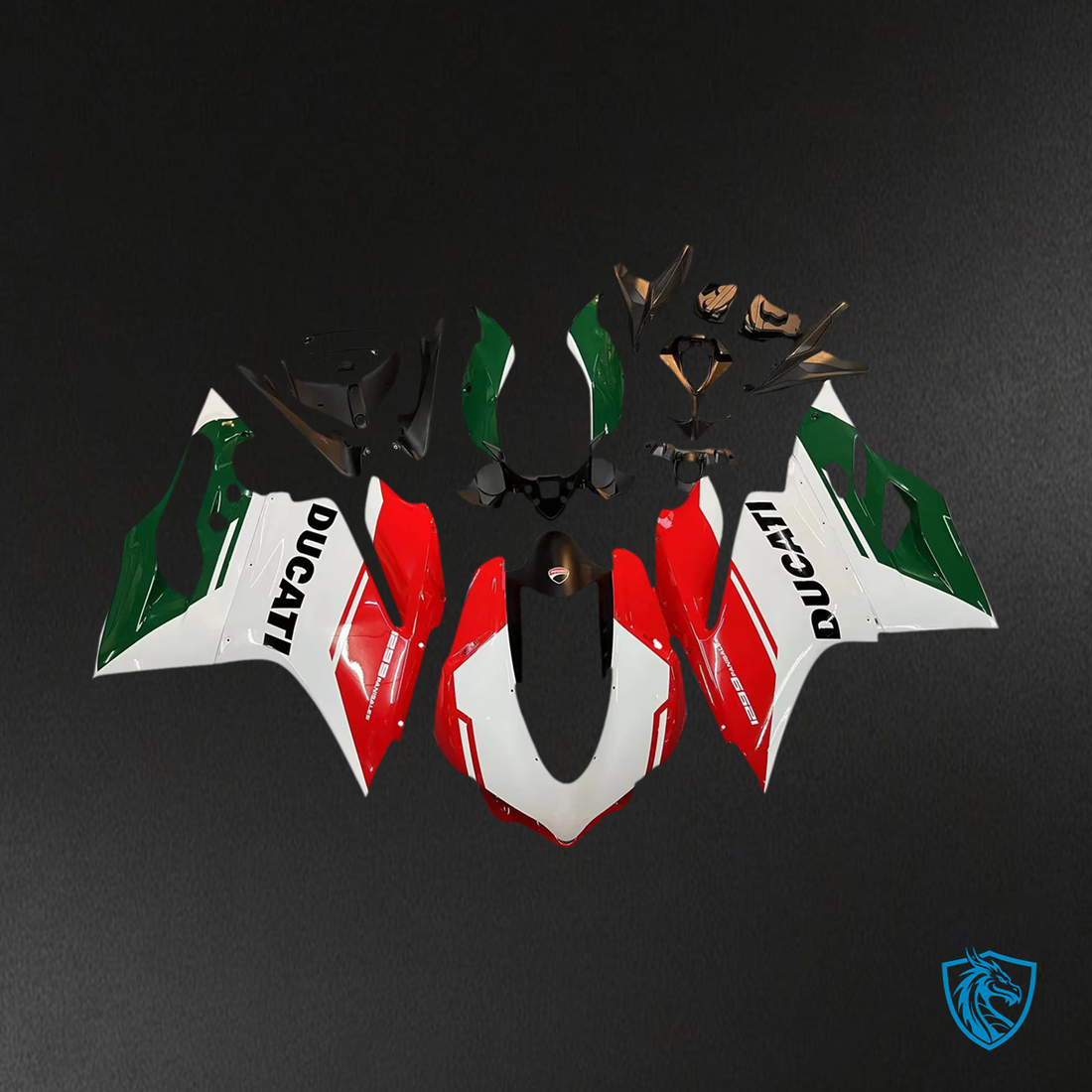 Ducati 1299 959 (2015–2020) Red & Green - Fairing Kit