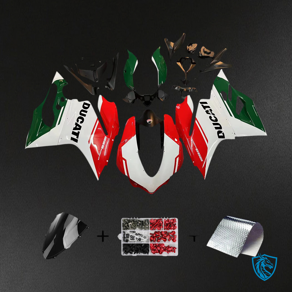 Ducati 1299 959 (2015–2020) Red & Green - Fairing Kit