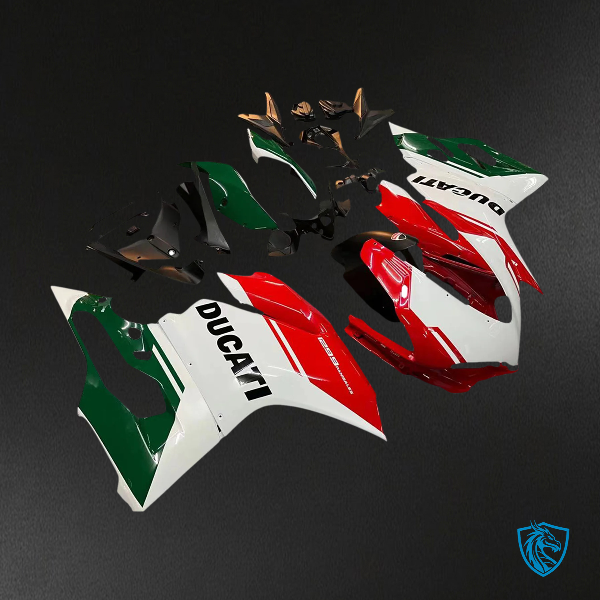 Ducati 1299 959 (2015–2020) Red & Green - Fairing Kit