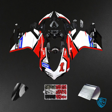 Ducati 1299 959 (2015–2020) Red and White Style 7 - Fairing Kit